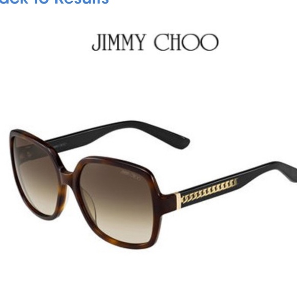 New Jimmy Choo Patty Nude pink Rose Women Sunglasses Authentic - Picture 9 of 10